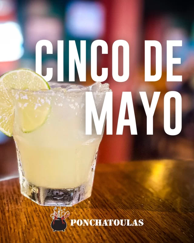We’re not in the taco game, but our Agave Lime Margarita plays for keeps. Wrap up Cinco de Mayo with a little Louisiana twist.